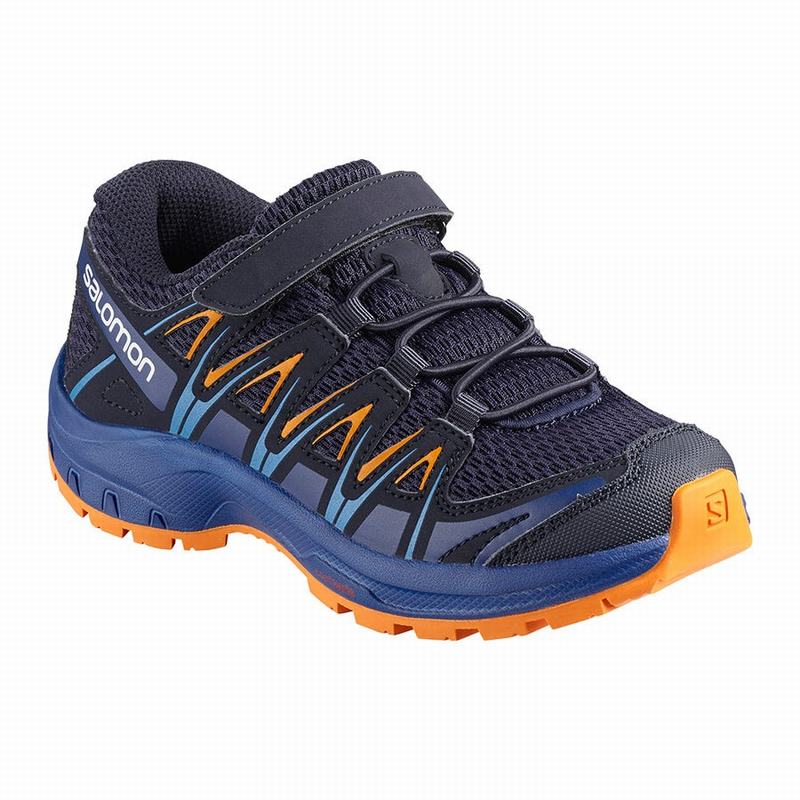 Salomon Israel XA PRO 3D K - Kids Hiking Shoes - Blue (SJVY-81693)